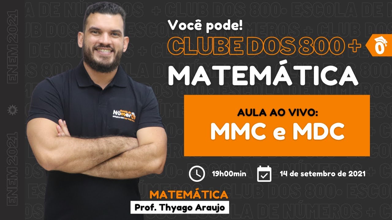 MMC e MDC | Clube dos 800 + ENEM