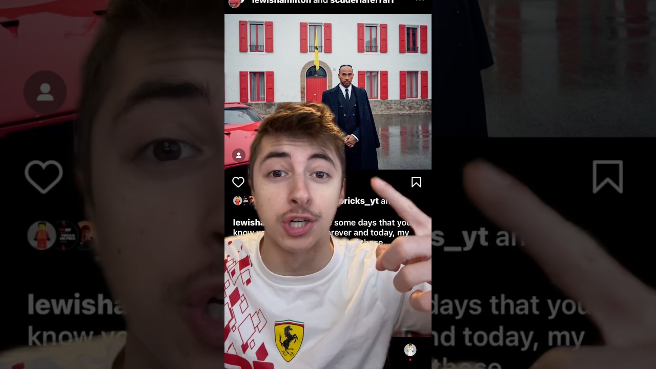 Hamilton and Ferrari is HERE 🤯 