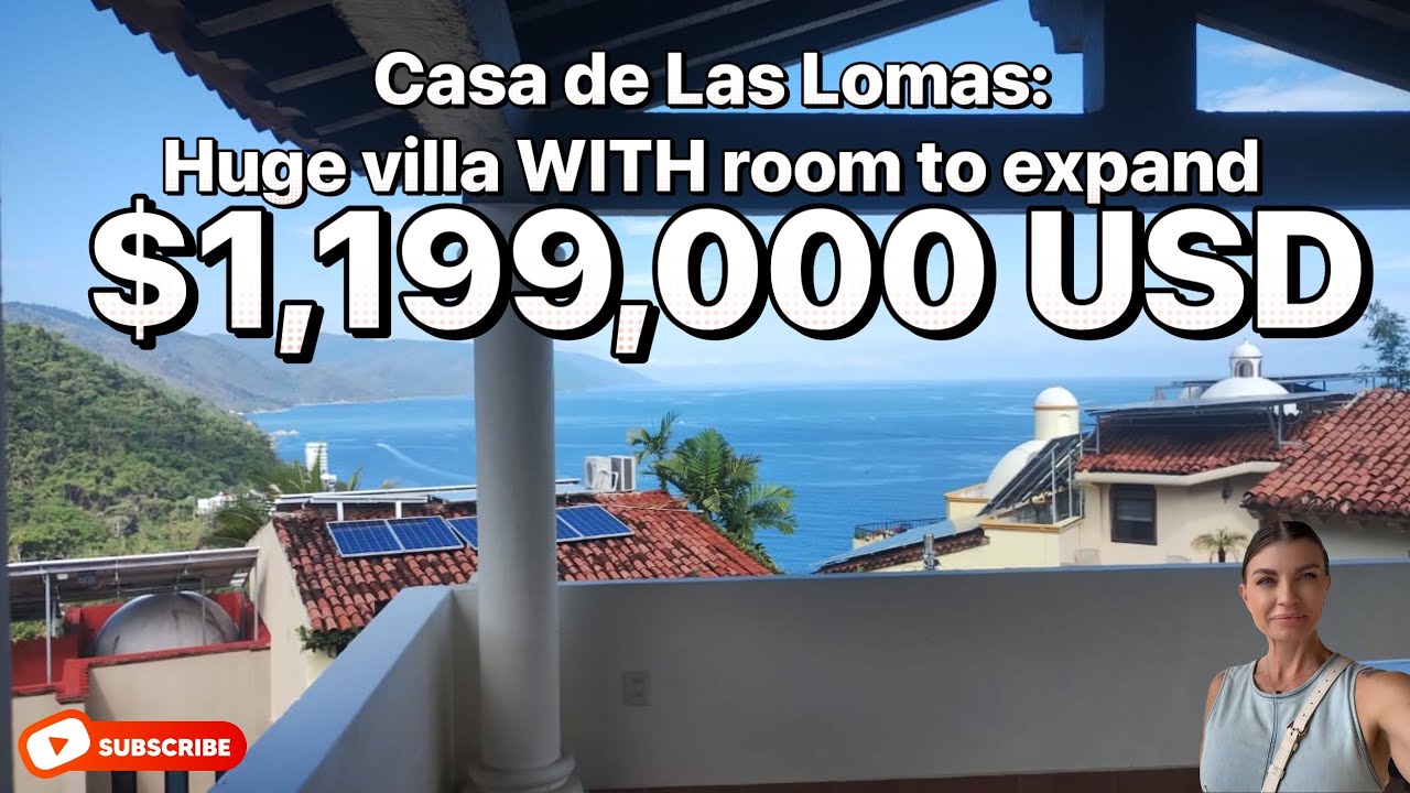 Lomas de Mismaloya | This Villa is so large and has more room to expand | Video Tour | $1,199,000USD