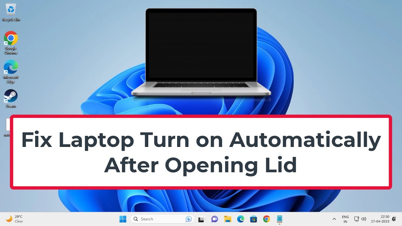 Fix Laptop Turn on Automatically After Opening Lid