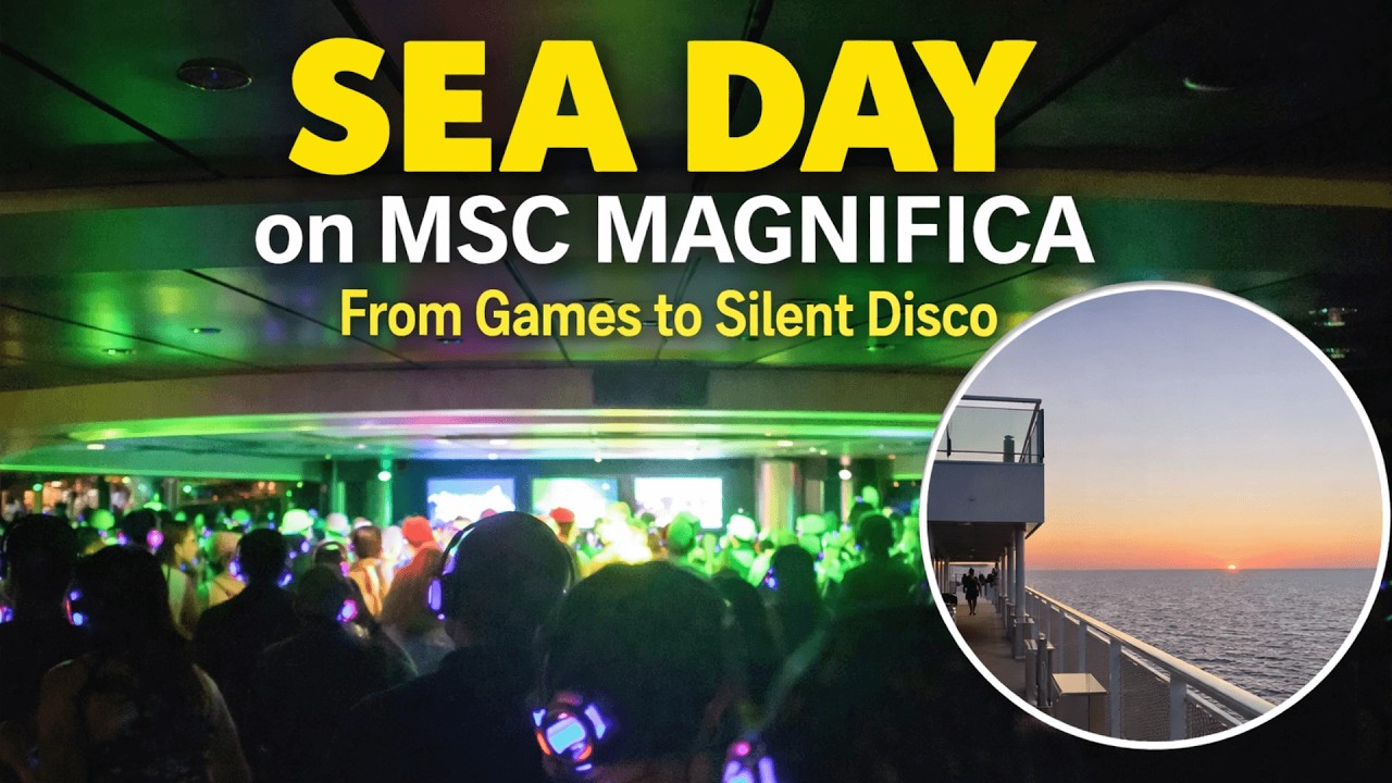 Sea Day on MSC Magnifica 🚢 Cruise Entertainment, Sunset & Silent Disco