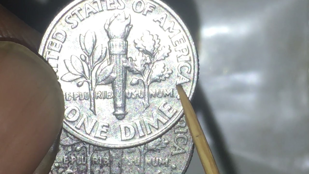 There are error marks on the coins... Roosevelt one dime 1991 D.