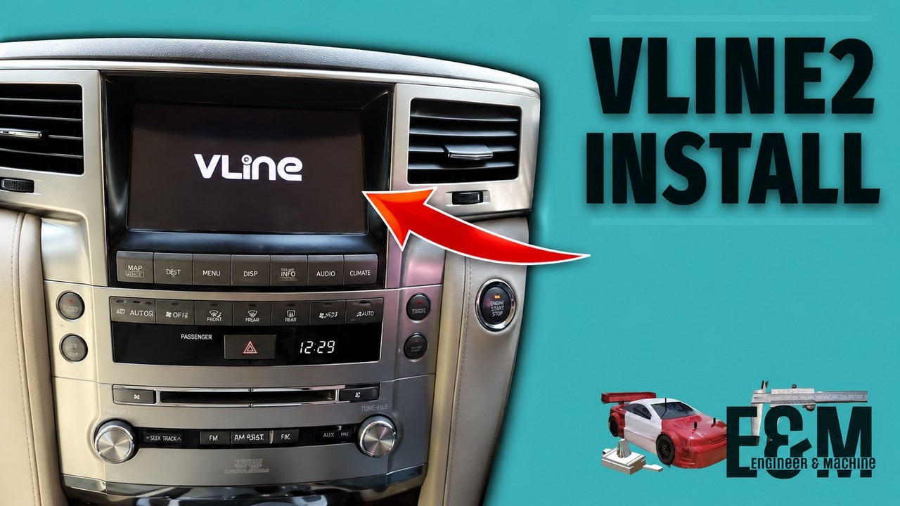 Join me as I install a VLine2 Android interface in my Lexus LX570