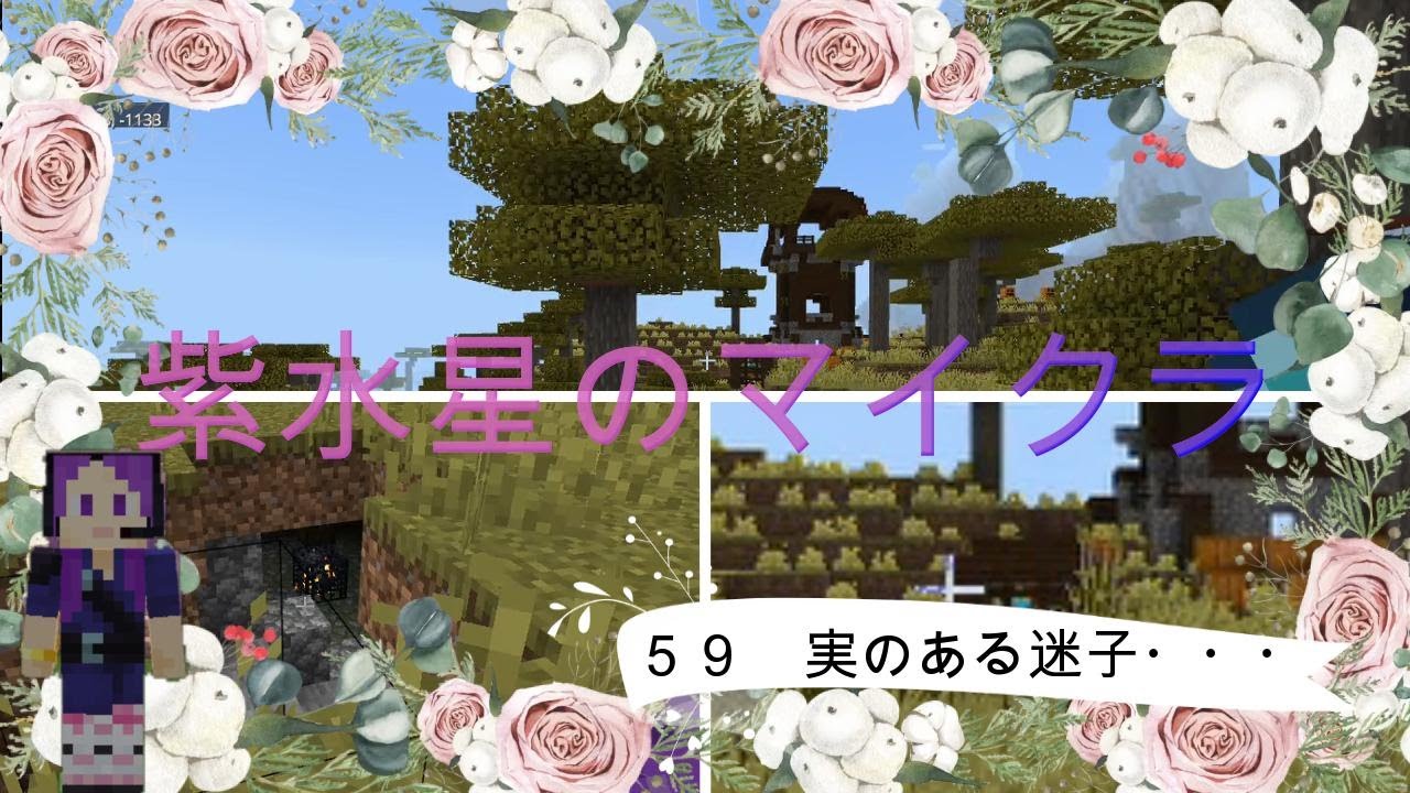≪マイクラ≫≪音声あり≫　紫水星craft　５９　冒険の目的はオウムガイ！？