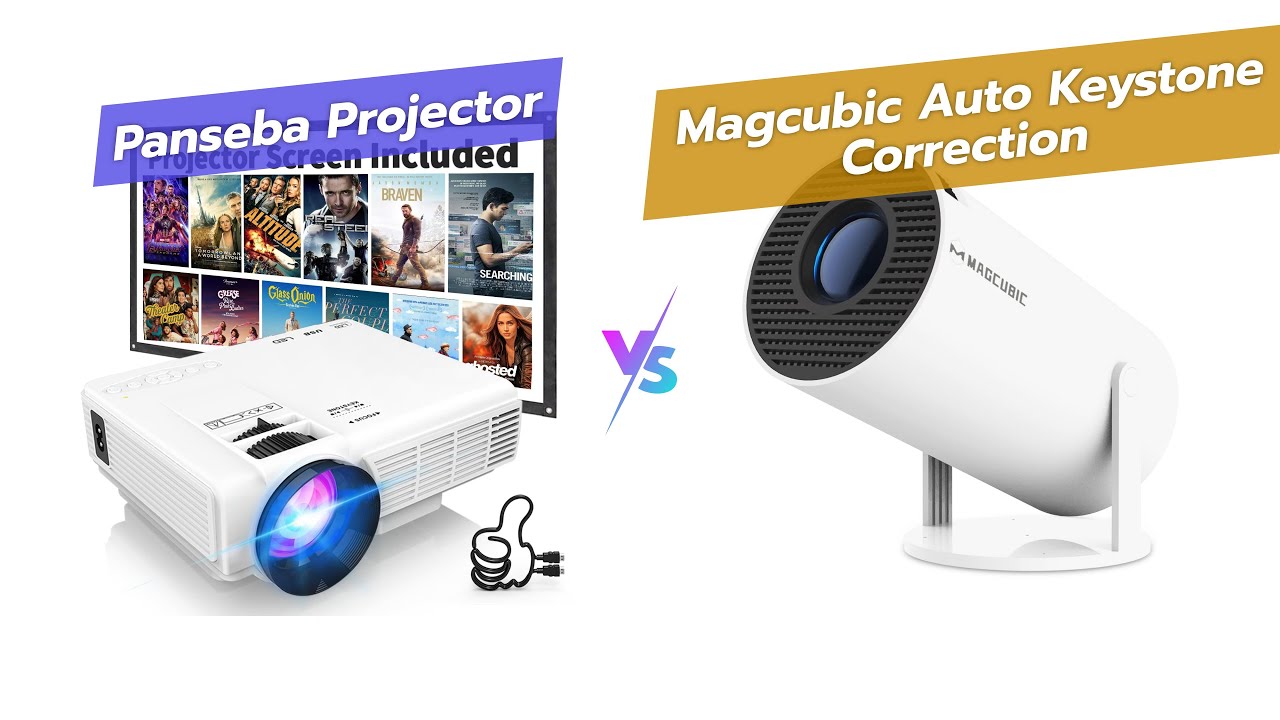 🔍 Projector Showdown: PANSEBA vs Auto Keystone Correction! 📽️