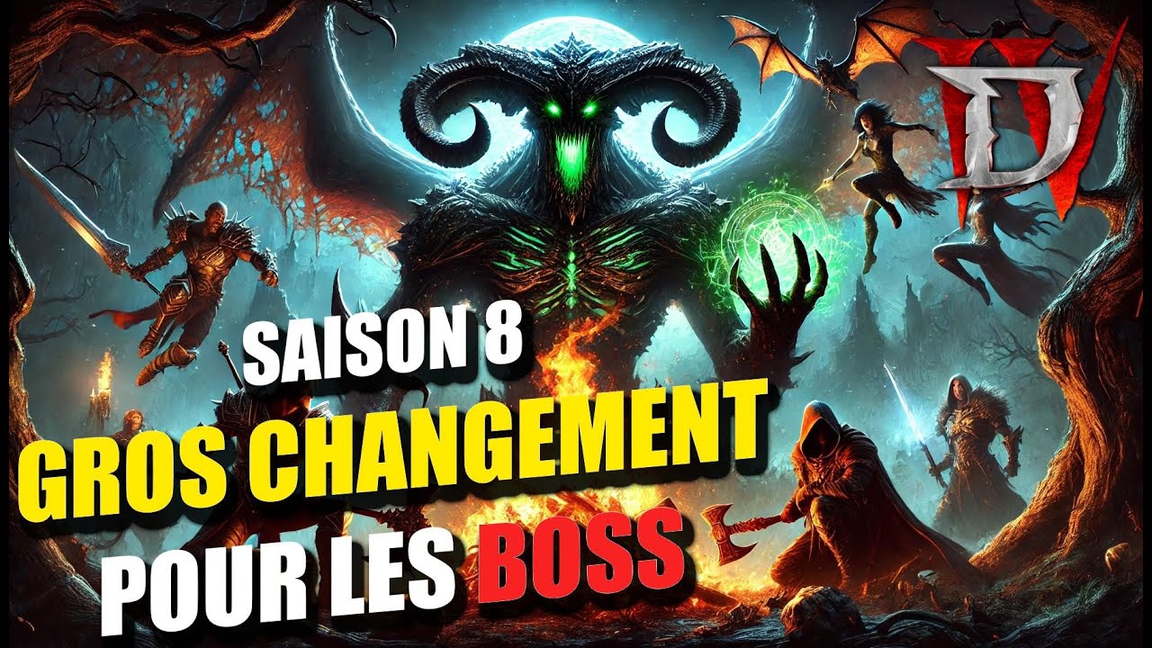 Diablo 4 Saison 8 : Boss, Tourment, PTR patch 2.2.0