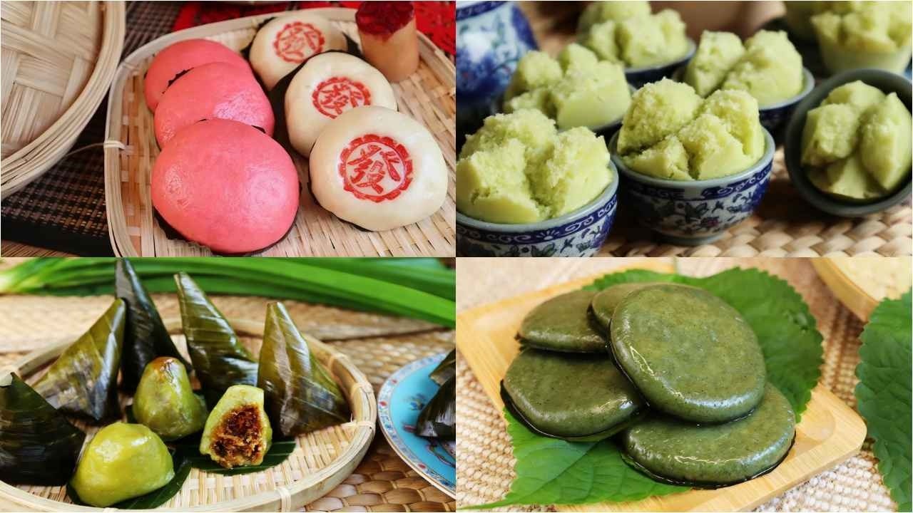 清明必做4款傳統糕點｜客家喜粄｜班蘭打南糕｜班蘭椰漿發糕｜三角椰絲粿 ｜惹糕點合集｜古早味甜點一次學