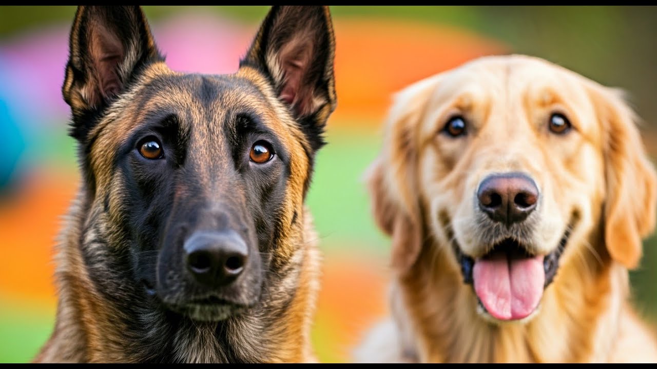 Belgian Malinois vs Golden Retriever: Who's the Best Family Dog?