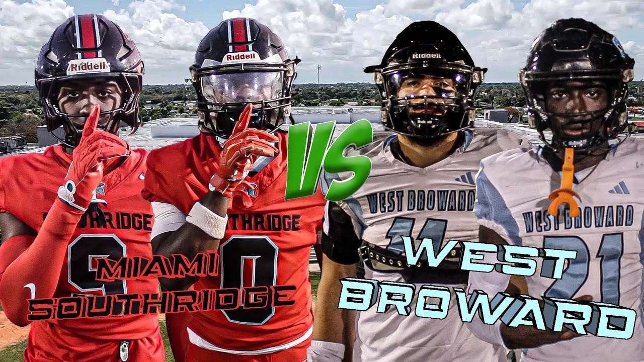 This Game Had A Crazy Ending 🤯 Miami Southridge Vs West Broward FHSAA Playoffs 2025 🏈🔥