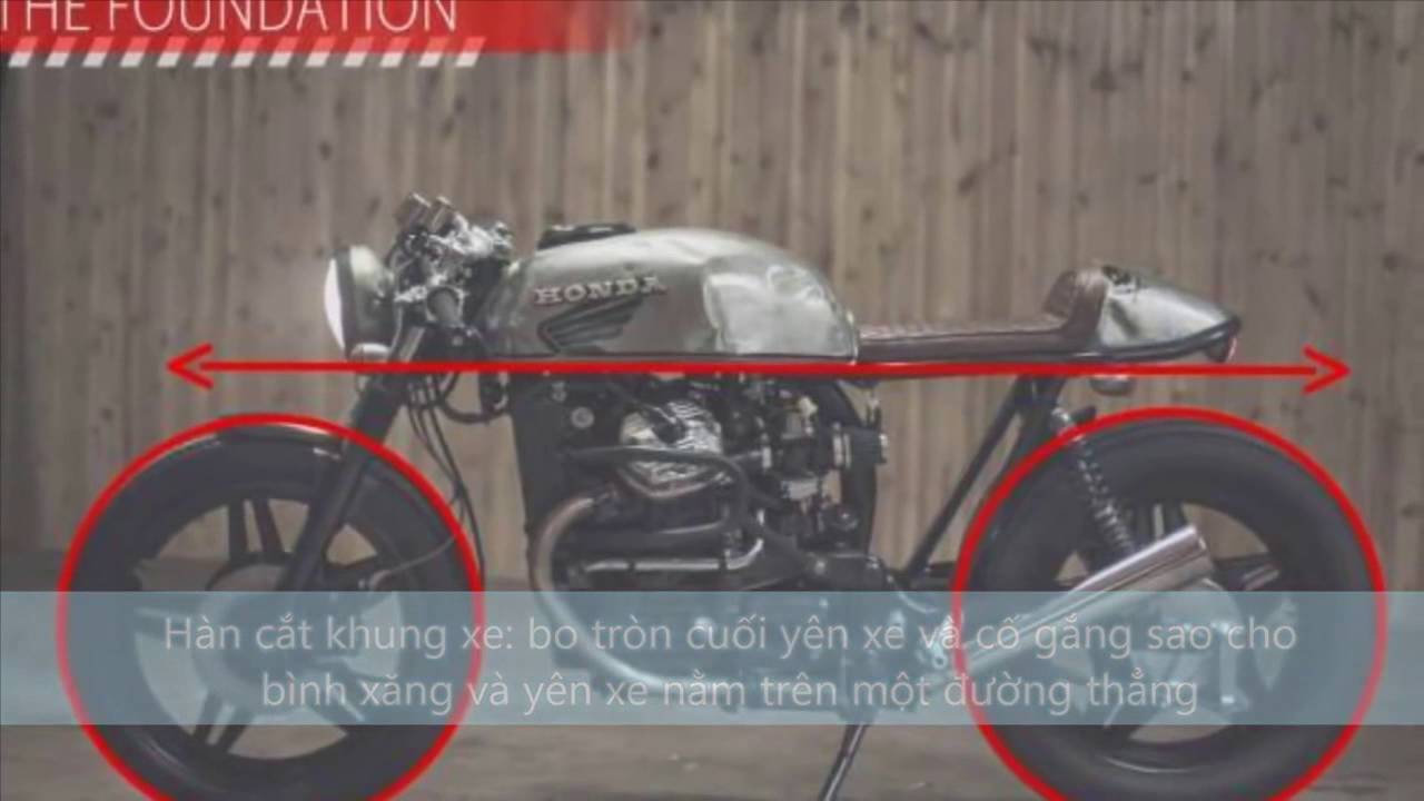Hướng dẫn c&aacute;ch độ xe phong c&aacute;ch Cafe Racer