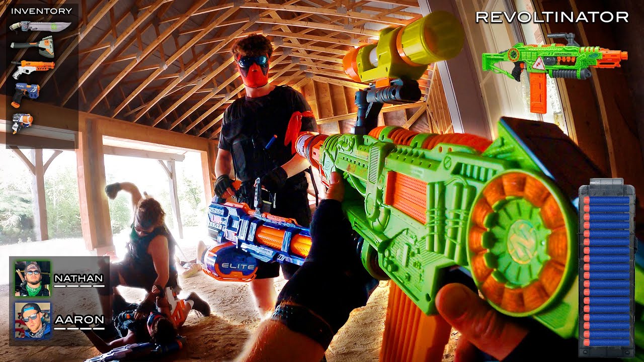 КАМПАНИЯ NERF OPS - МИССИЯ 1 (Шутер от первого лица с пушкой Nerf!)