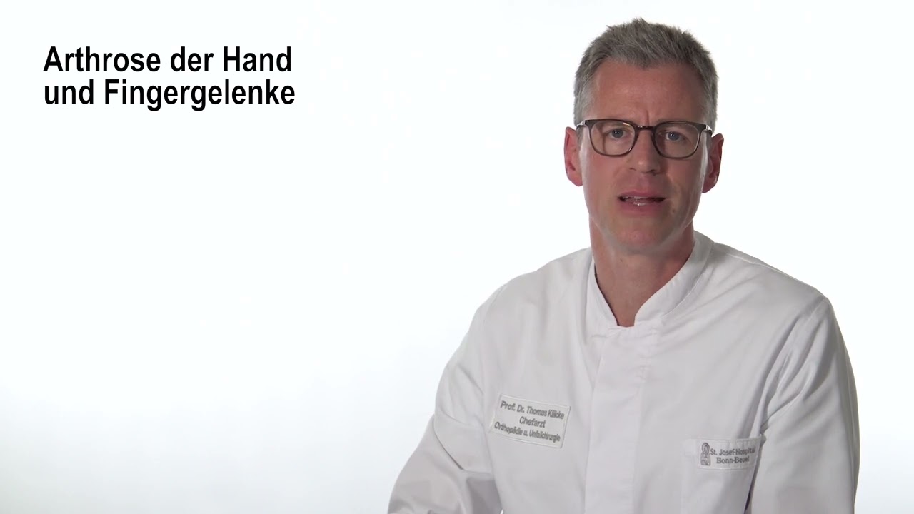 Hand -  Arthrose der Hand und Fingergelenke, Prof. Dr. Thomas K&auml;licke, GFO Kliniken Bonn