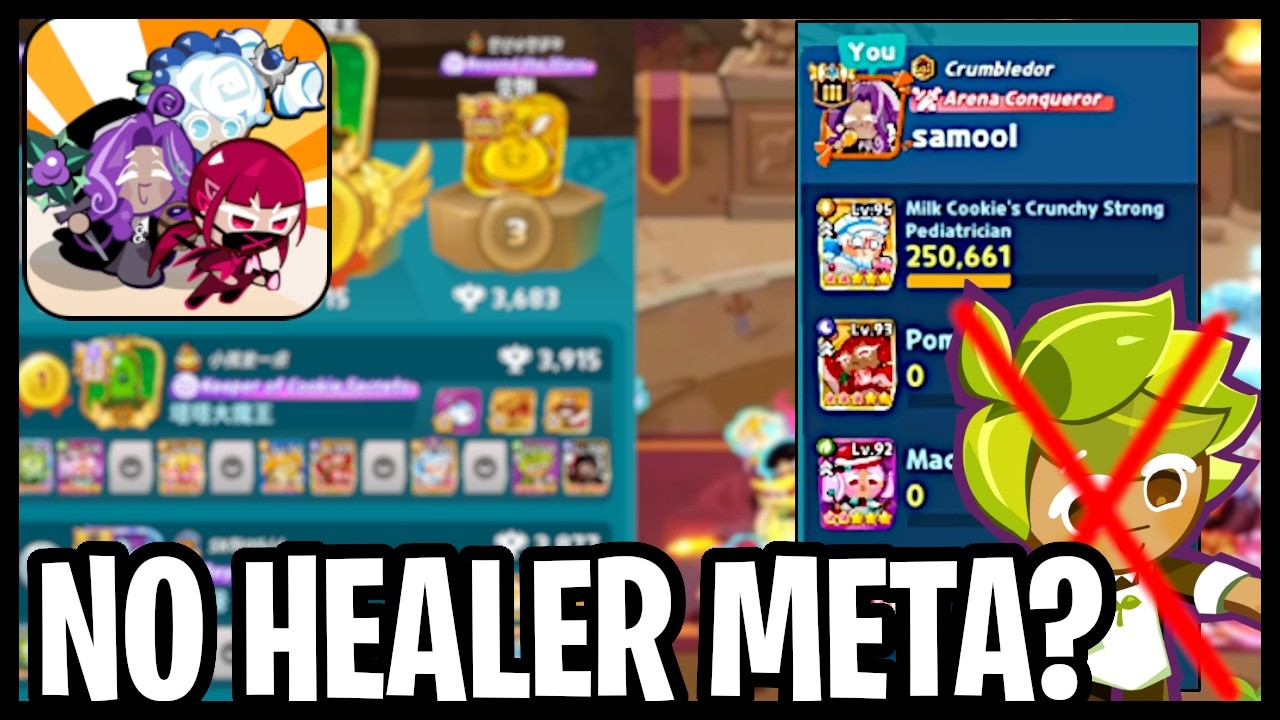 Arena Meta Is SO FAST? No Healers? Full Aggro? [Cookie Run Crumble]