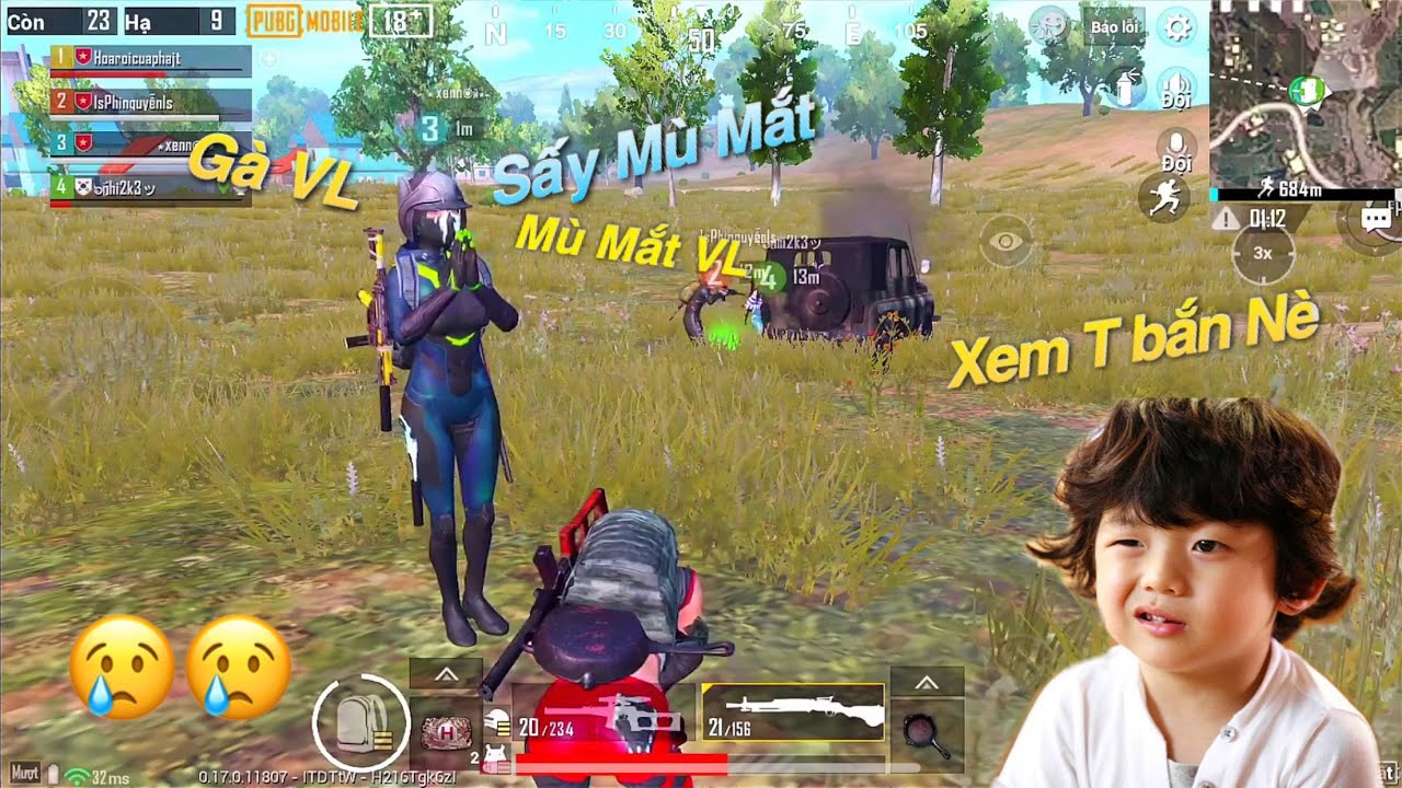 PUBG Mobile || Phát Hiện Là Ân ST - Bị Trẻ Trâu Khinh Bỉ Mắng Chửi Dạy Cách Bắn Suốt Cả Trận 😢
