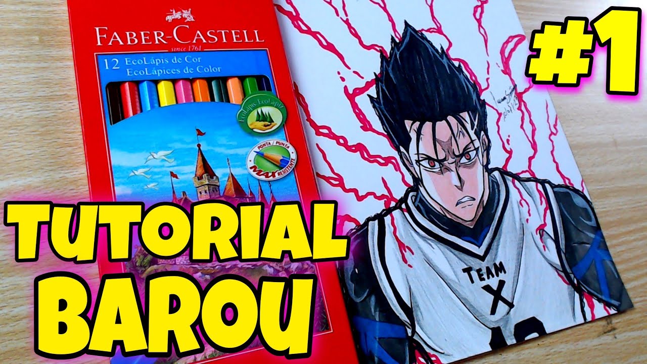 COMO DESENHAR O BAROU DE BLUE LOCK PASSO A PASSO / Como dibujar Blue Lock ⚽️