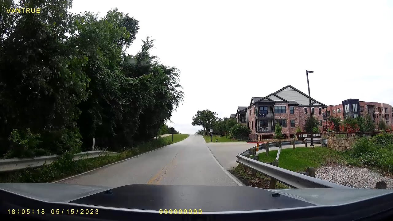 Dashcam - Driving Euless, TX and through Bedford neighborhoods and apartment complexes
