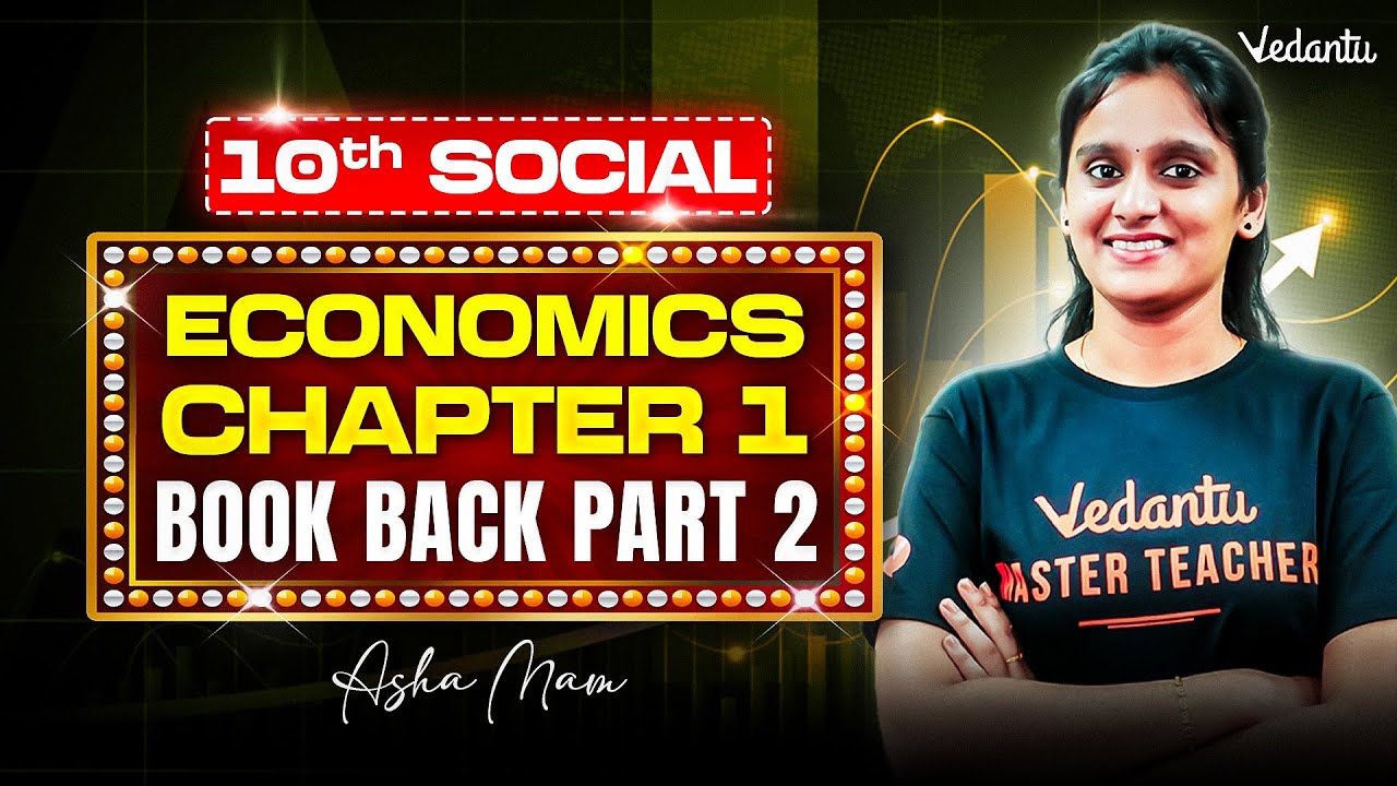 10th Social | Economics Chapter 1 Book Back Part 2 | State Board | Asha Ma'am