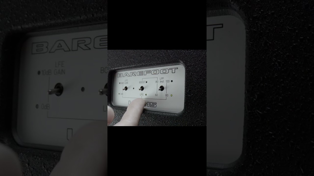 LFE15 Subwoofer Boost Mode