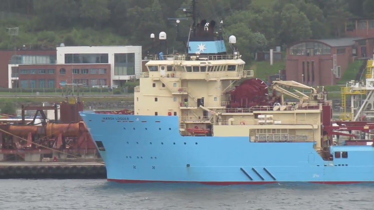 Maersk Offshore Support Vessels at Mekjarvik Norway