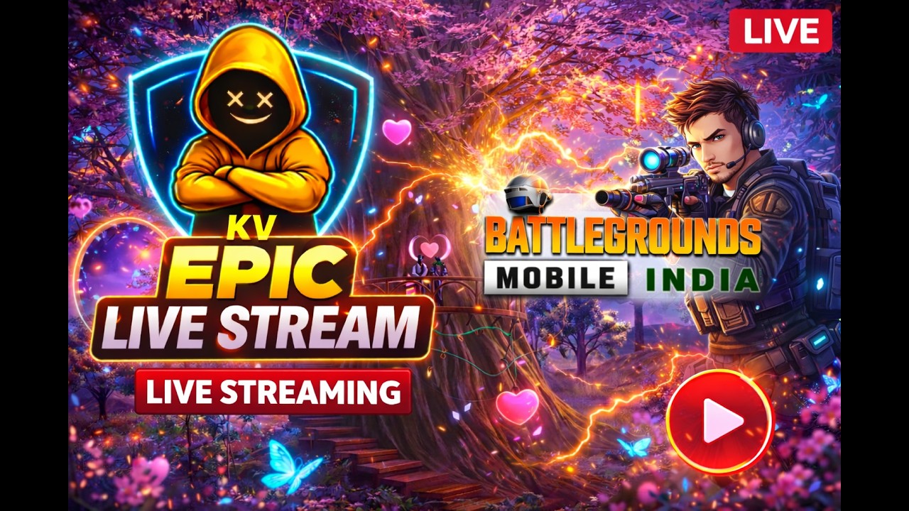 10kd kya HoPayegi? 50 Squad Kill Possible? ll 1K Family Jldi Krva Do! ll KV Playzzz Live Stream