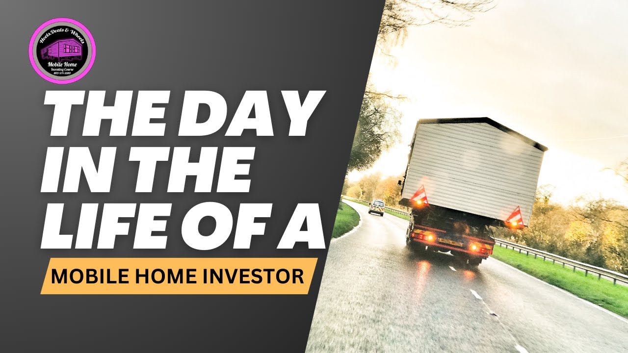 The Day In The Life Of A Mobile Home Investor #mobilehomeinvesting