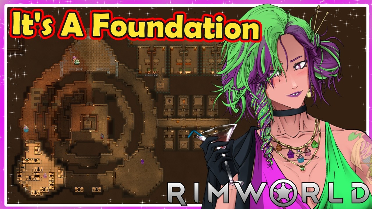 Super Cool Partitioned mountain base | RimWorld