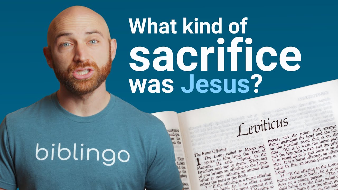 What kind of sacrifice was Jesus?