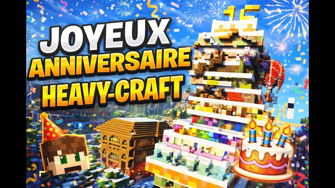 ❤️ JOYEUX ANNIVERSAIRE HEAVY-CRAFT ! MERCI À LA COMMUNAUTÉ