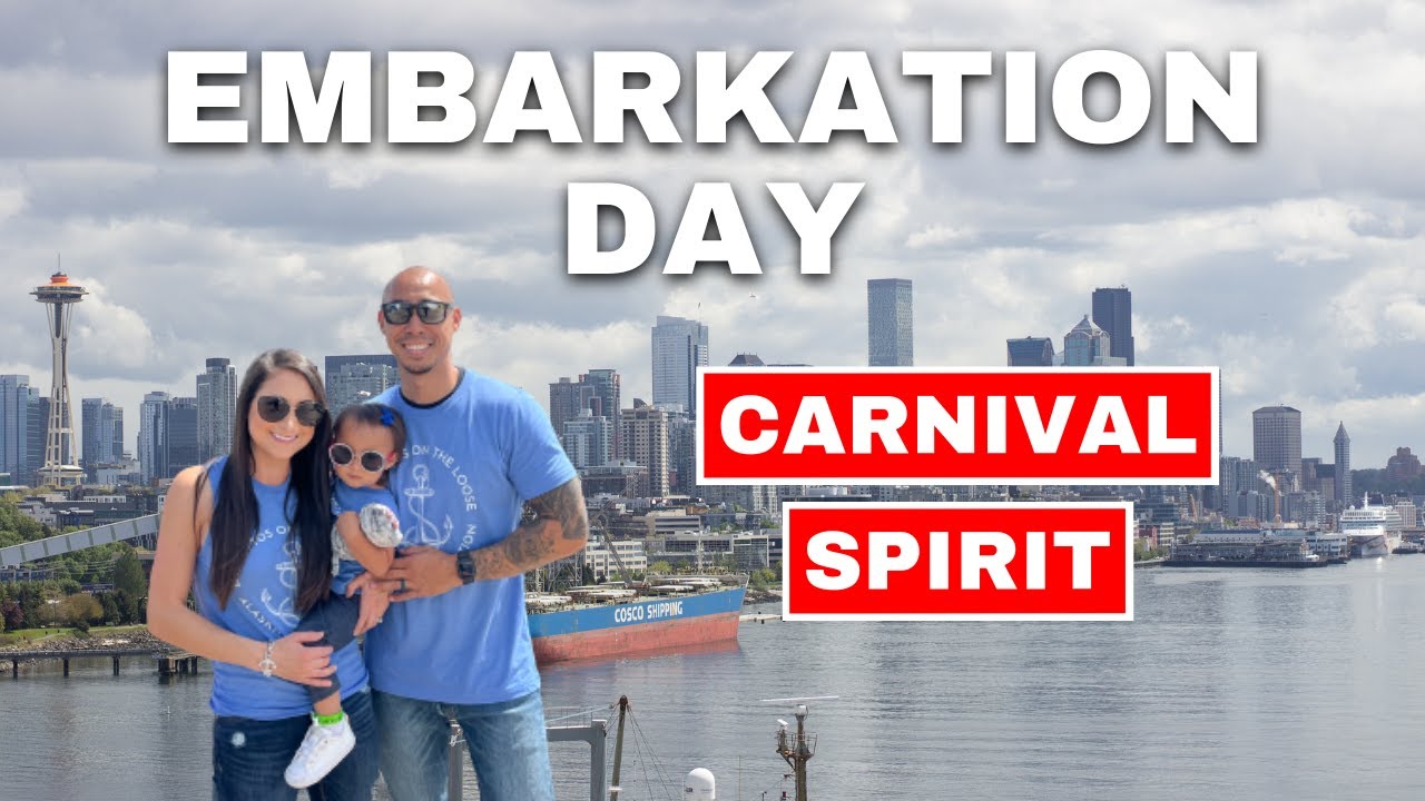 Embarkation Day on Carnival Spirit | Alaska Cruise on Carnival Cruise Line | Cruising with a Toddler