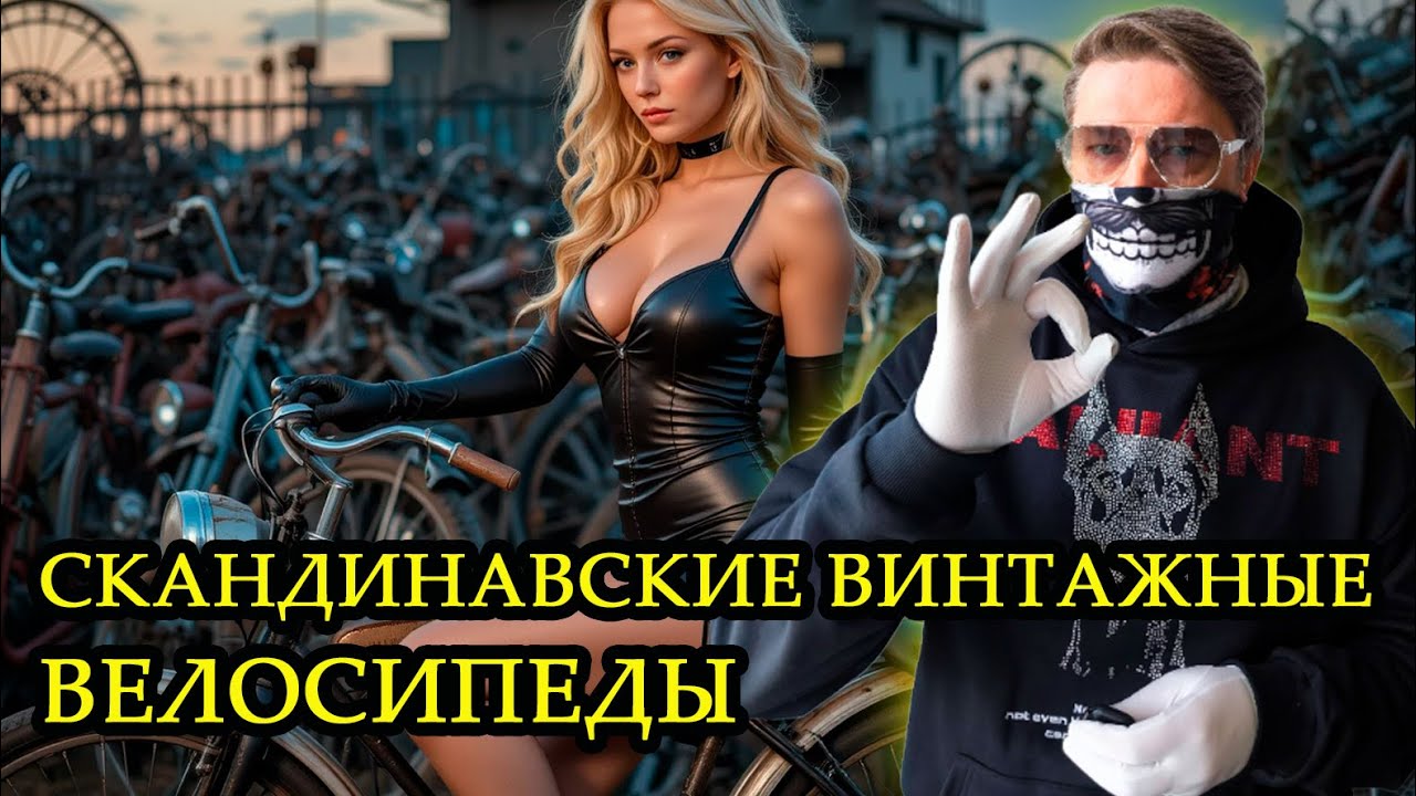 Выставка Ретро велосипедов. Тест драйв винтажных скандинавских велосипедов. Ретро-велосипеды.