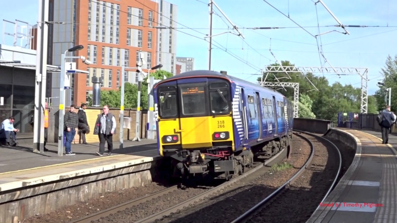 Passenger Trains in Glasgow, Scotland 2017