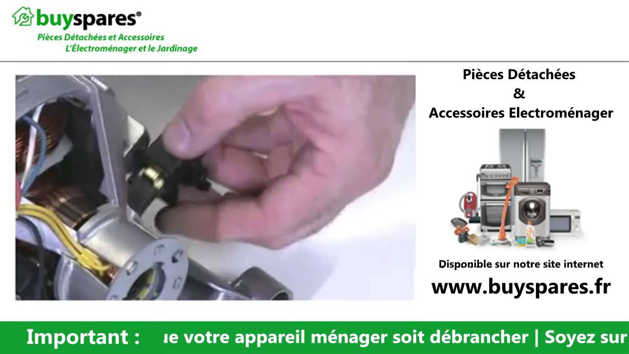 Comment changer le balai de charbon / tampon absorbeur de bruit