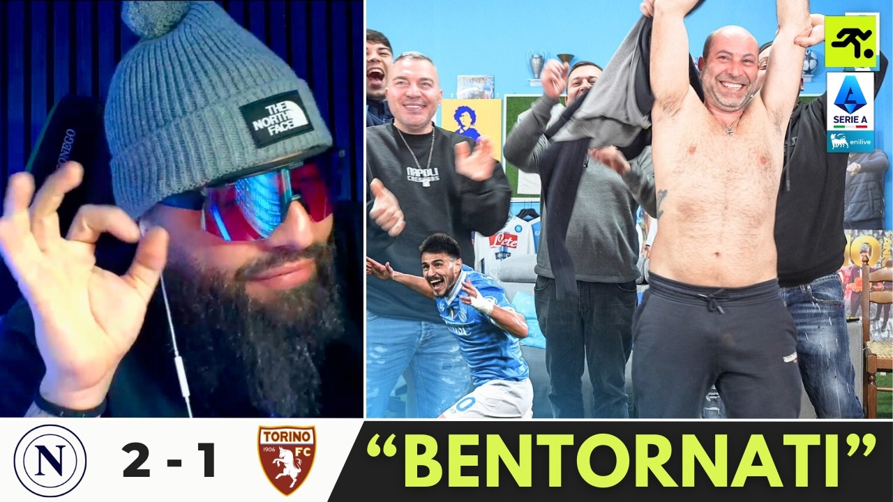 NAPOLI TORINO 2-1 | TIFOSI NAPOLETANI CERTI: “SENZA INFORTUNI AVREMMO VINTO LO SCUDETTO” | TIFOSIAMO