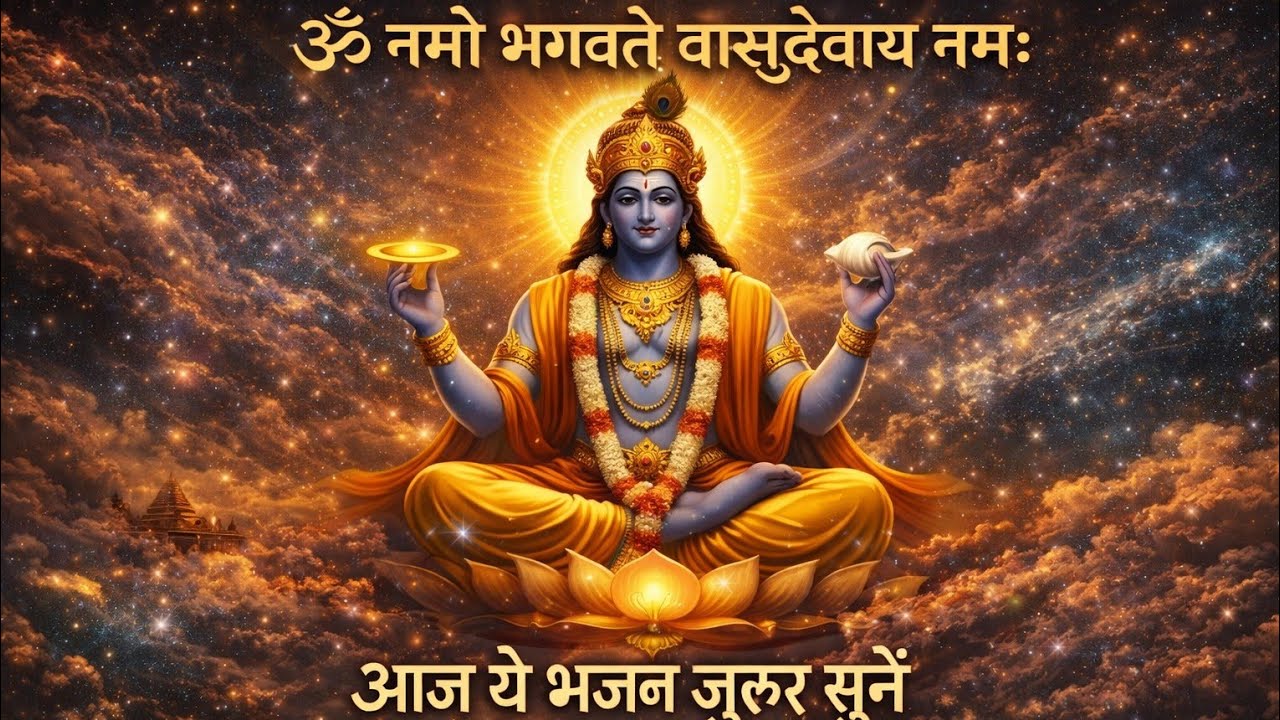 Om Namah Bhagavate Vasudevaya | Divine Mantra Chanting | Vishnu Bhajan | Peaceful Bhajan