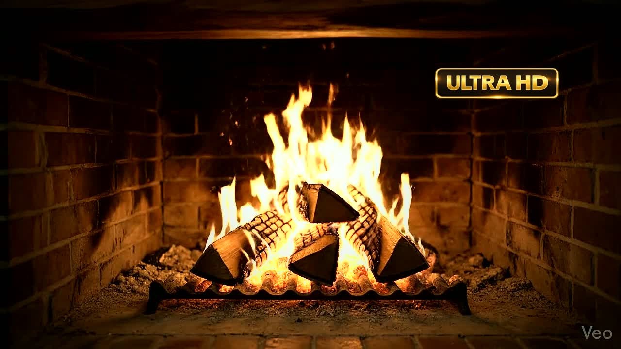 🔥 Ultra HD Cozy Fireplace – Relaxing Crackling Fire Sounds to Help You Sleep Like a Baby Tonight