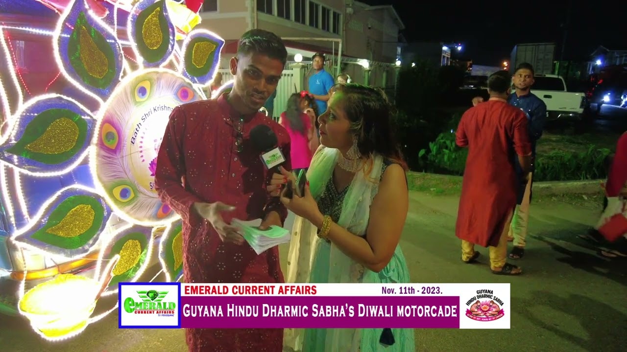 Guyana Hindu Dharmic Sabha’s Diwali Motorcade, 11Nov 2023