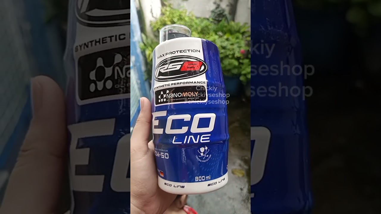 RS8 Eco Line 20w-50 Synthetic & Nanomoly #engineoil #engineoilchange #rs8 #20w50