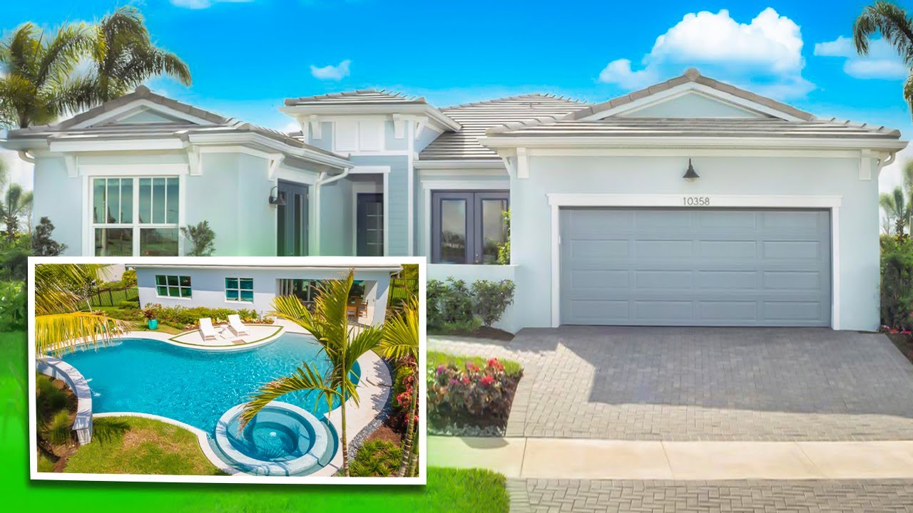 Welcome to Paradise - Stunning 55+ Model Home Tour in South Florida