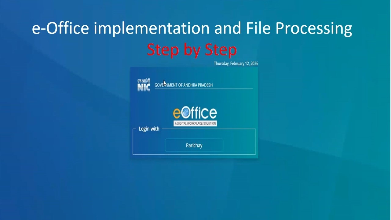 e-Office Work Flow - Medical & Health Department - File Process - Step by Step Explanation