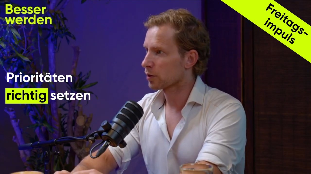 Freitagsimpuls: Prioritäten richtig setzen | Mitgründer GermanZero Dr. Julian Zuber