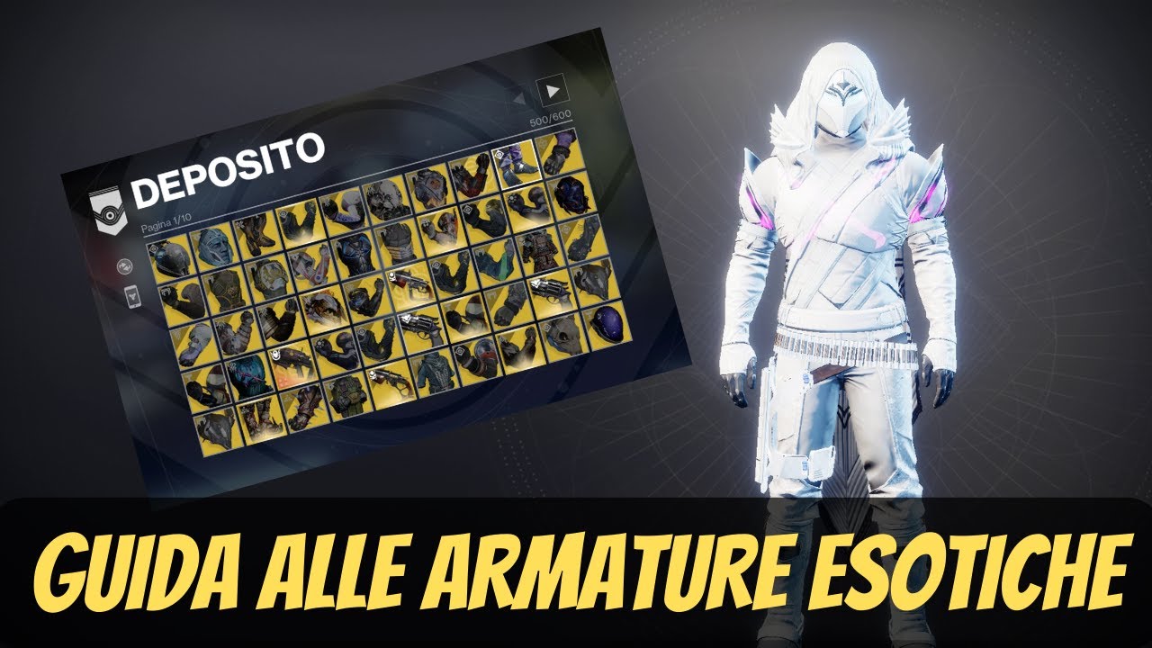 DESTINY 2 - GUIDA SU COME OTTENERE ARMATURE ESOTICHE - EVENTI - SETTORI PERDUTI - XUR E CONSIGLI