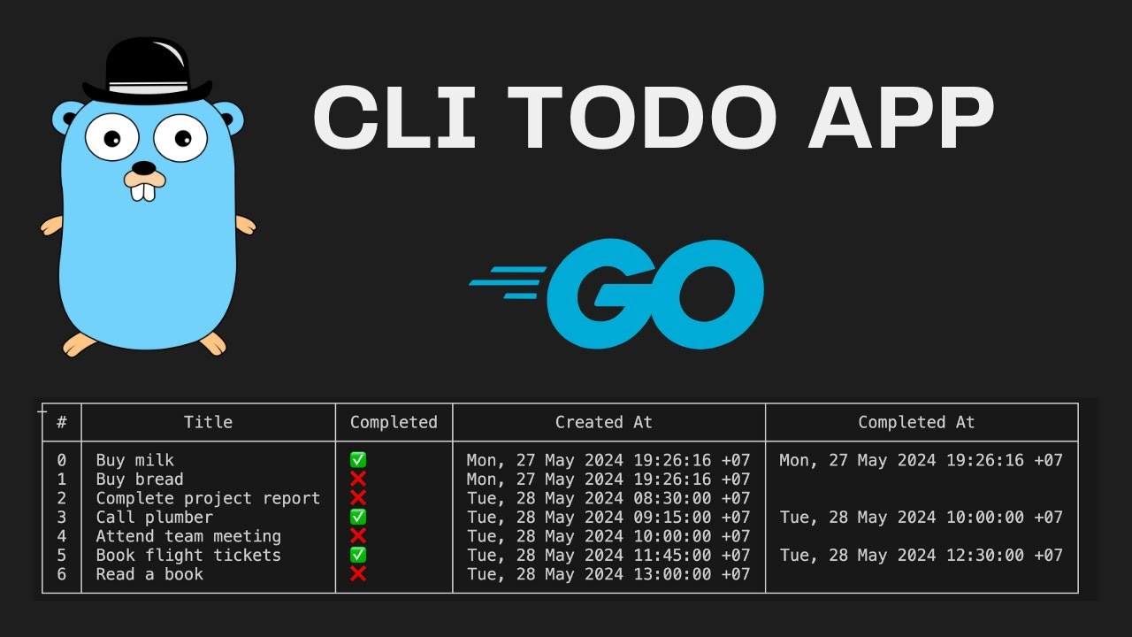 How to Build A CLI Todo App in Go