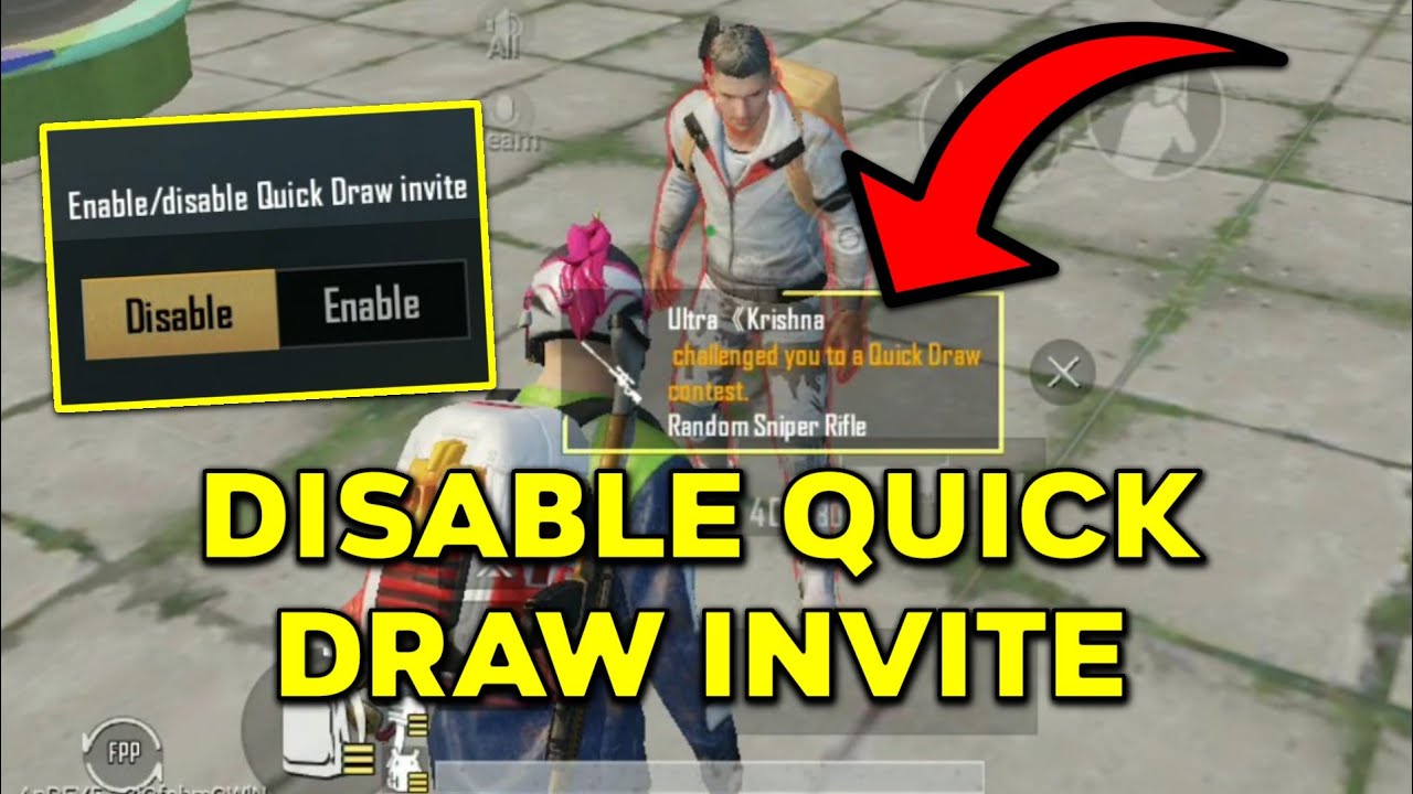 HOW TO DISABLE QUICK DRAW INVITE IN CHEER PARK | ENABLE/DISABLE QUICK DRAW INVITE