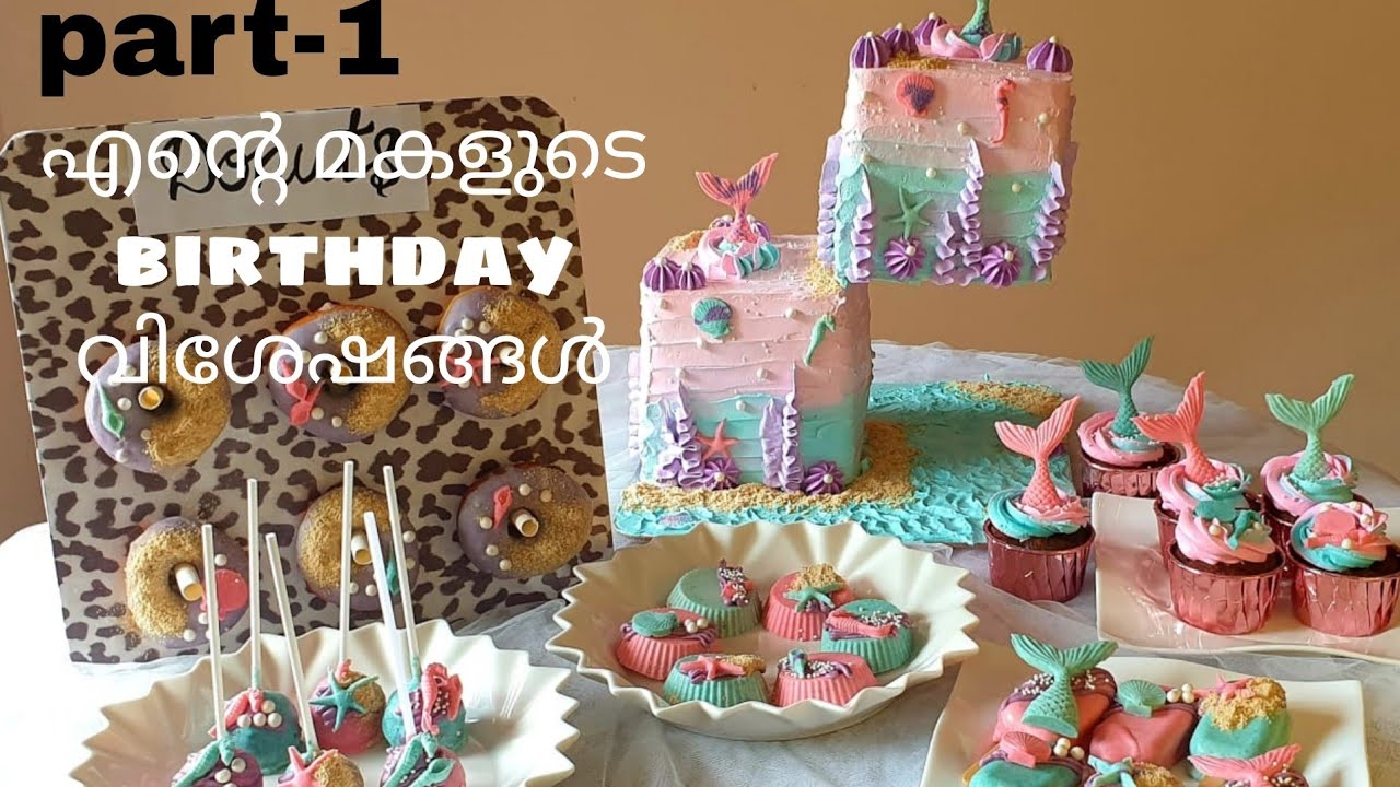 ||Mermaid Theme Dessert Table || Gravity Defying Cake||Part-1 ||Memmis Cake Away ||
