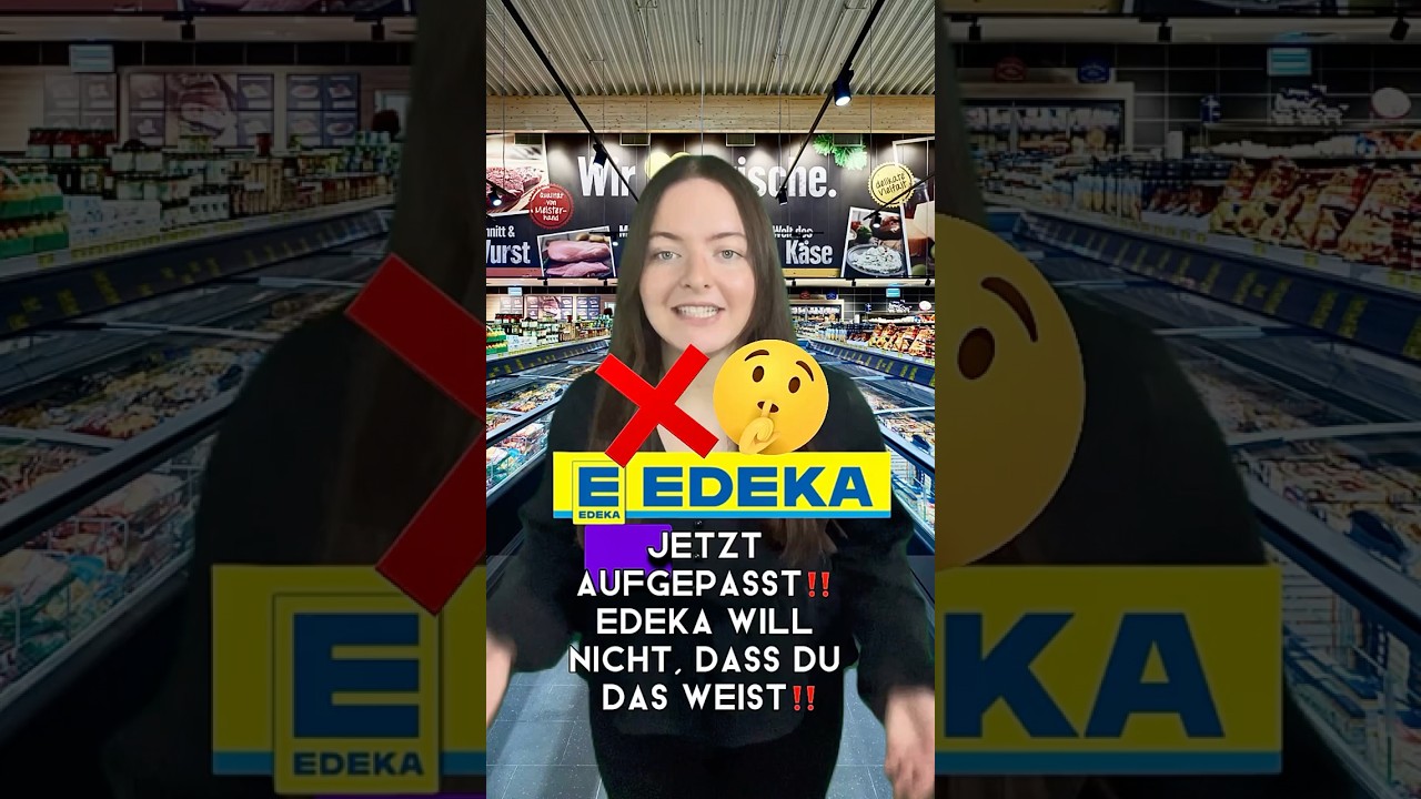 Achtung 🚨 Edeka will nicht, dass du das wei&szlig;t!☝️ #edeka #finanztipp #geldsparen #finanzsnack