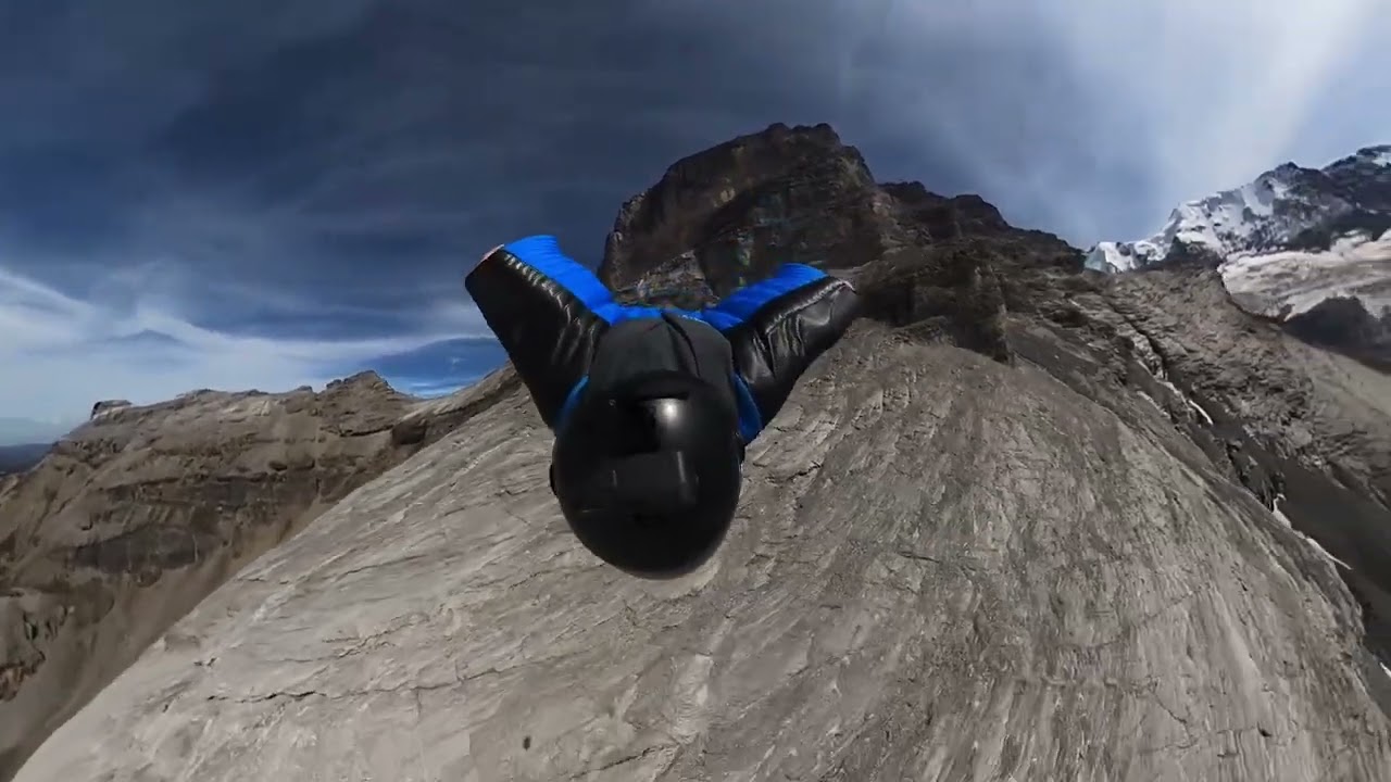 Wingsuit heli Switzerland Jungfrau line. ￼