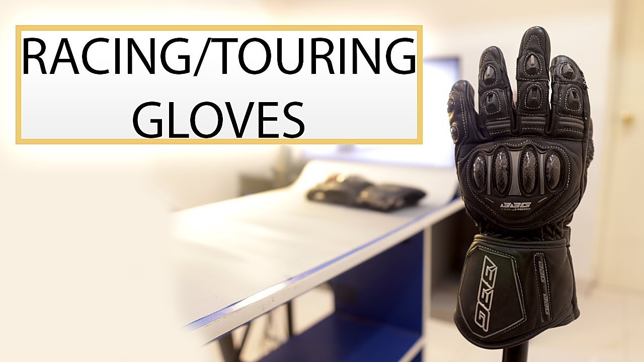 BBG | BIKING BROTHERHOOD FULL GAUNTLET LEATHER GLOVES | RACING | TOURING | BUDGET GLOVES