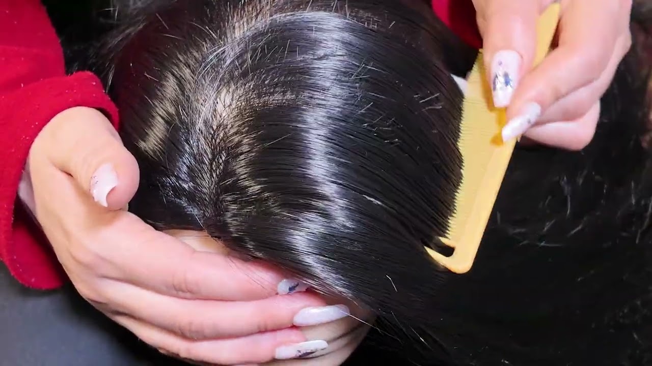 ASMR Scalp Check #asmr #relaxing #gentle