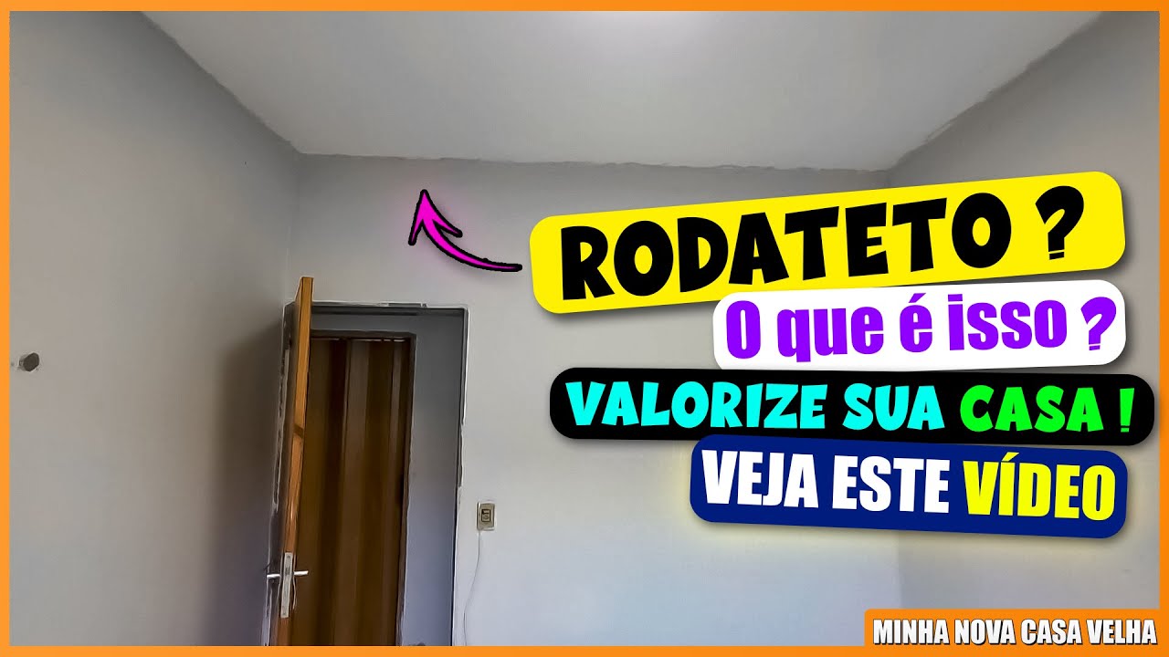 NÃO REFORME SUA CASA ANTES DE VER ESSE VÍDEO E FAZER ESSA DECORAÇÃO, APRENDA FAZER RODATETO DE GESSO