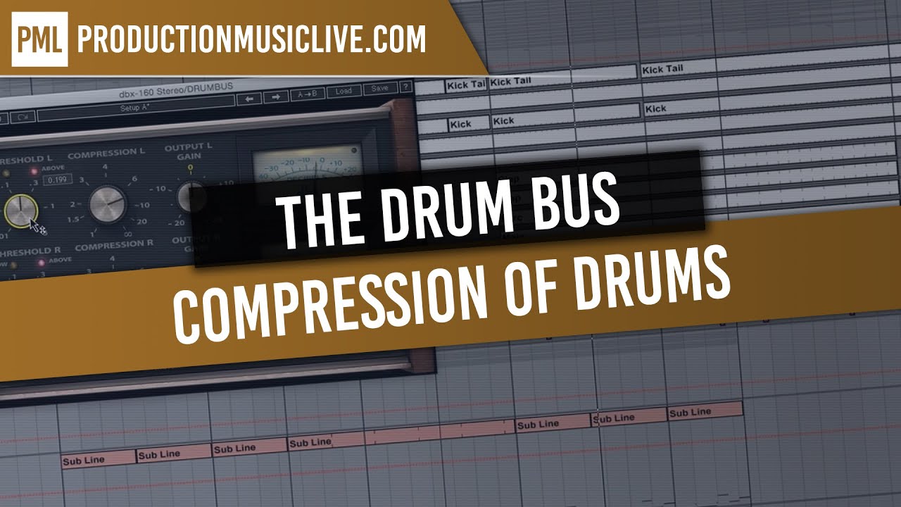 Компрессия барабанов — Drum Bus / Мастер-класс по сведению и мастерингу